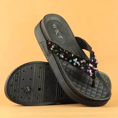 Picture of New Trending viral collection Good Quality black colour semi heel for women | new fashionable heels for woman