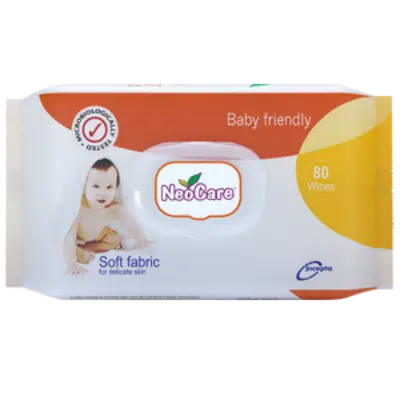 Picture of Neocare Wet Baby Wipes -80 Pcs