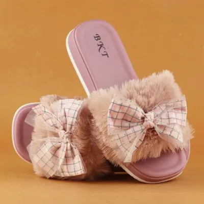 Picture of Flat Slipper for girls New collection Winter slipper for women Room Slipper house slipper wool slipper