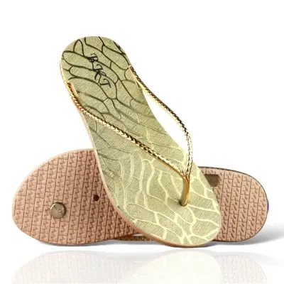 Picture of New Collection Flat sandal for girls | BKT-2288 | Slipper sandal for Women Room Slipper Golden Silver Pink Eu 36-40