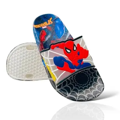 Picture of Slides Slipper for Child’s Boys New Model Slippers Shoes Graffiti Open Toe Low Platform Flip Flops Outdoor Flat Beach Slides Sandals