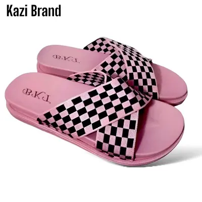 Picture of Womens Flat Regular Shoes New Fashionable Ladies Flat Slipper Sandals New Premium Sandal for Girls Blue Green Pink Size Eu 36-40