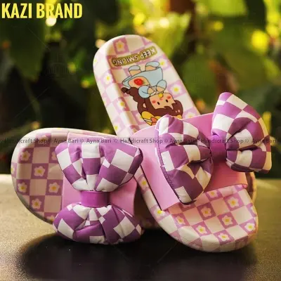 Picture of Slipper for Girls Sandal for Child | Keep Smiling - 2201 | house slipper sandal for woman Slipper for child Room slipper Shoe for woman slipper for girls Sami Heel bow Show slipper Slides for Girls shoe for women China Slipper Juta Baschader Juta