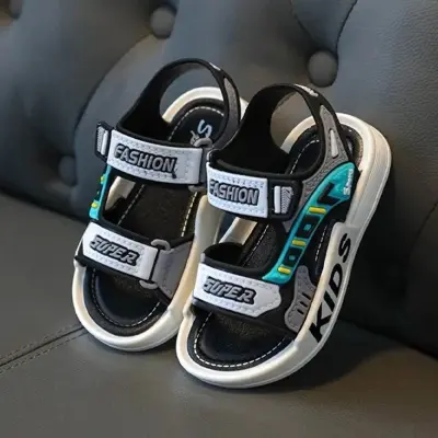 Picture of Children Sport Sandals New Boys Girls Casual BeachShoe Comfortable Soft Sole Kids Shoes Fashion Non-slip Slippers toddler