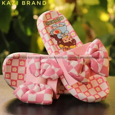 Picture of Slipper for Girls Sandal for Child | Keep Smiling - 2201 | house slipper sandal for woman Slipper for child Room slipper Shoe for woman slipper for girls Sami Heel bow Show slipper Slides for Girls shoe for women China Slipper Juta Baschader Juta
