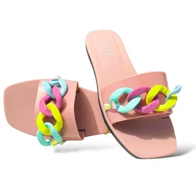 Picture of Slipper Slipper for Girls ANANDA Chain Design Slipper High Quality Girls Slipper Girls sandal Girls Shoes New premium sandal for Women