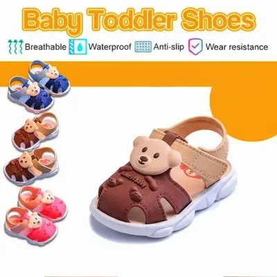 Picture of 0-3years Kids Walking Shoes for Babies Boys Girls Sandals Water-Friendly Princess Bow Sandals MY377