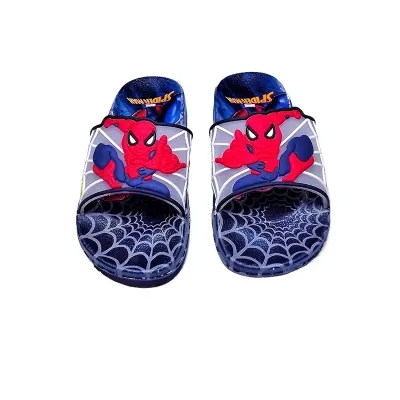 Picture of Marvel Spider-Man Slides Beach Sandals Slippers for Boys Kids Children Teens