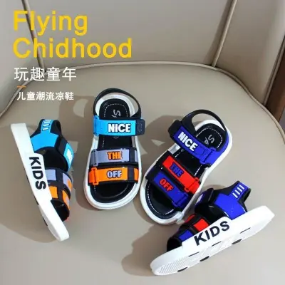 Picture of breathable Sport Sandal New sandal for Boys Beach Shoes Comfortable Soft Sole Non- Slif sandallas