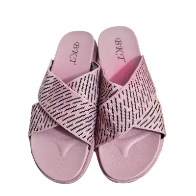 Picture of Stylish flat comforting Rubber sandal for women | China flat shoes new premier sandal for Woman | flat regular fashionable slipper sandal ladies\women- Offer Price