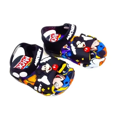 Picture of New Model Cartoon Mickey mouse Design 3D PVC Upper Sliders For Kids | Slides For children | Slippers for boys sandals for kids room | Slides Slipper for boys cute Boys