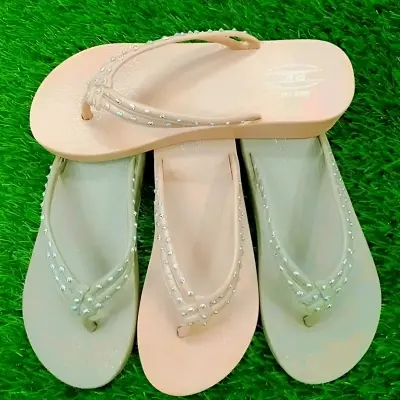 Picture of Womens Flat Regular Shoes New Fashionable Ladies Flat Slipper Sandals New Premium Sandal for Girls