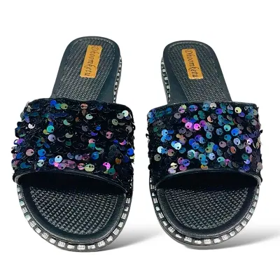 Picture of Girls' Room Slippers - Non-Slip Rubber Flats for Casual Indoor Use