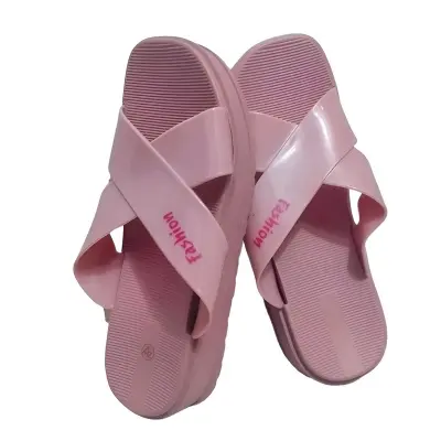 Picture of Ladies fashion comfortable Rubber slippers Flat Regular Fashionable Slippers China rubber Sandal For woman Offers Price Only - 369