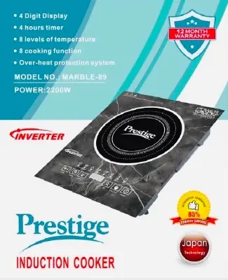 Picture of  Smokeless And Energy Savings [INVERTER] 2200W Bajaj/Prestige Induction Cooker