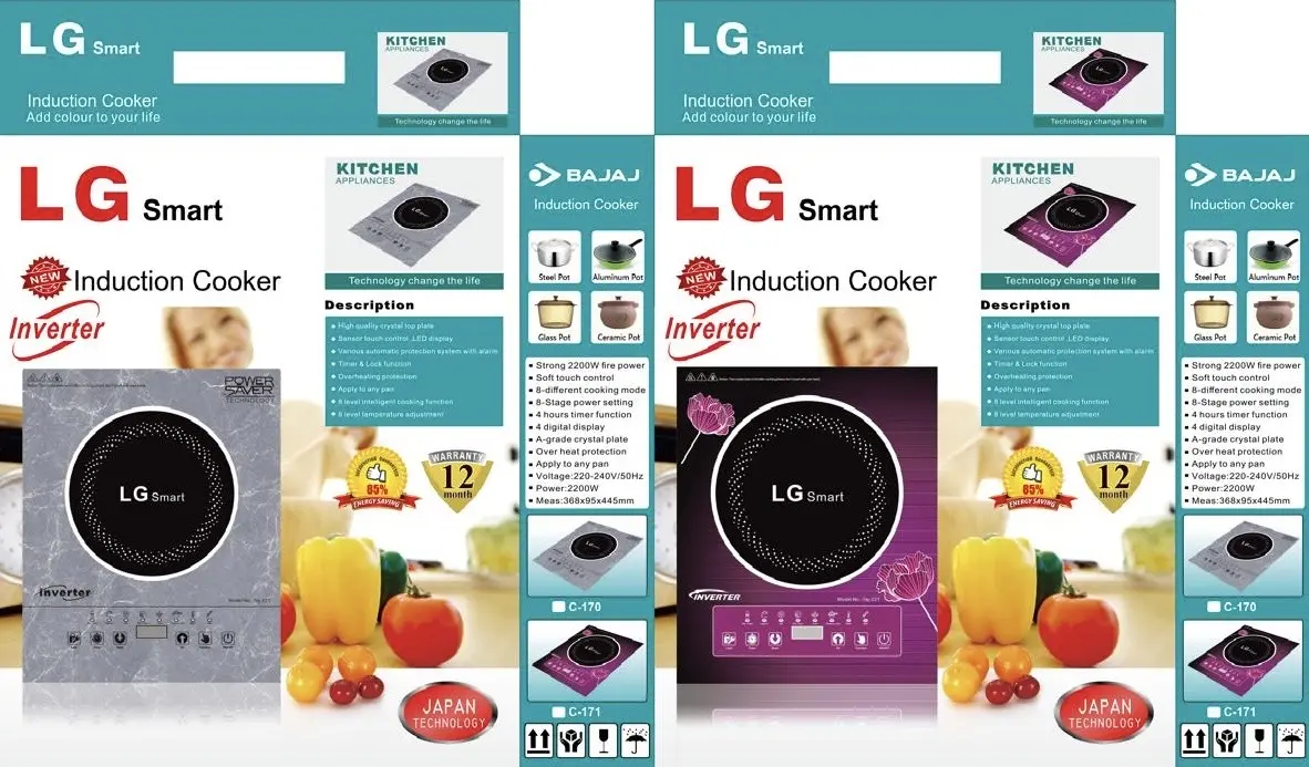 Picture of  Smokeless And Energy Savings [INVERTER] 2200W Bajaj/Prestige Induction Cooker