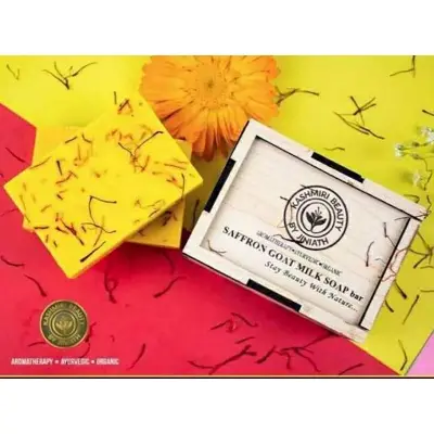Picture of Premium Saffron Goat Milk Soap 100g