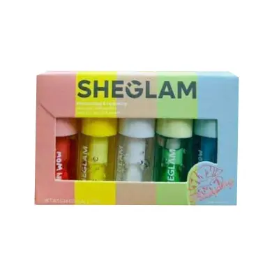 Picture of Sheglam Jelly Wow Hydrating Lip Oil Moisturizing Plumping Lip Gloss 5pcs Set