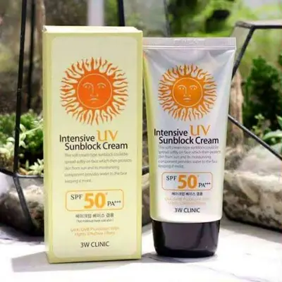 Picture of 3W Clinic Intensive UV Sunblock Cream-SPF50+ PA+++70ml