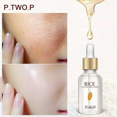 Picture of ROREC White Rice Serum Reduces Wrinkles and Lighten Dark Spots Pore Minimizer Anti- Aging Face Moisturizer Skin Lightening - 15ml