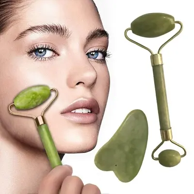 Picture of Natural Jade Roller Anti-Aging Facial Skin Massager Face Roller Quality Product
