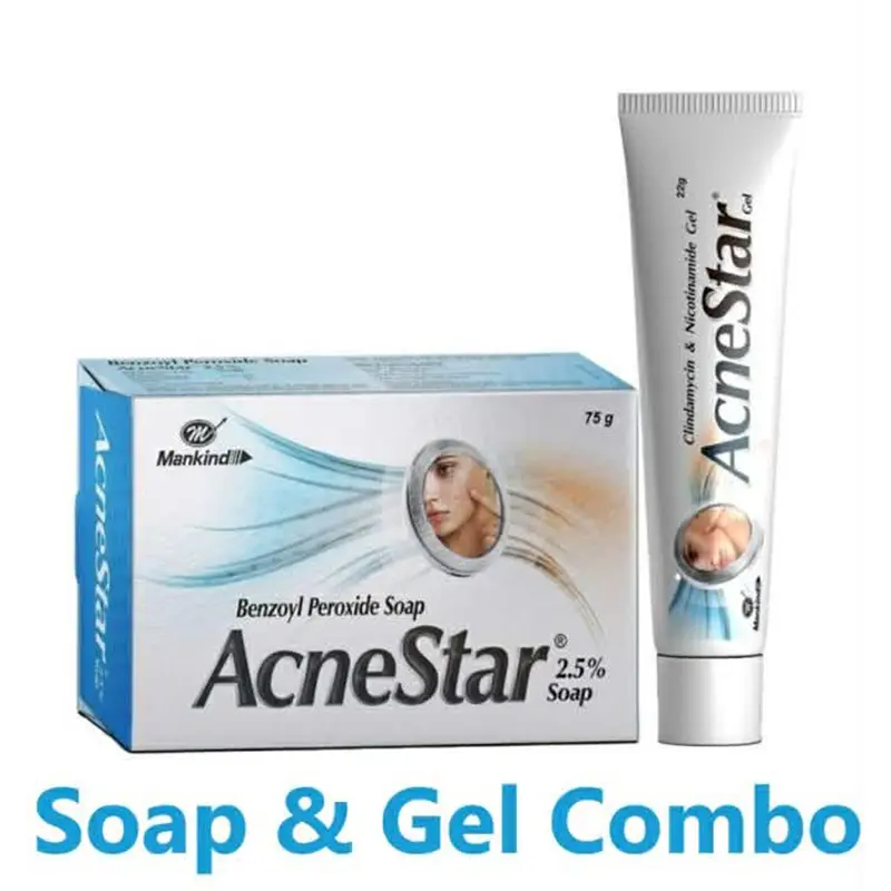 Picture of Acne Star Soap 75g & Acne Star Gel 22g
