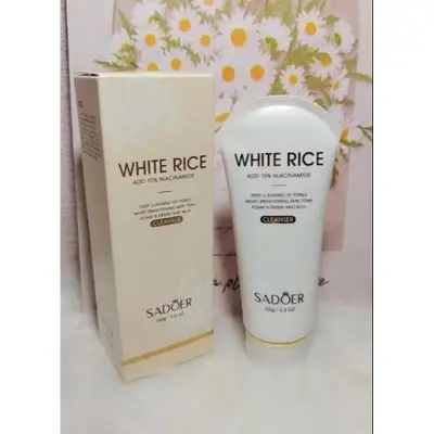 Picture of SADOER White Rice Nicotinamide Brightening Cleanser Gentle Cleansing Cleanser