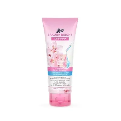 Picture of Boots Sakura Bright Whip Gentle Foaming Cleanser 100ml
