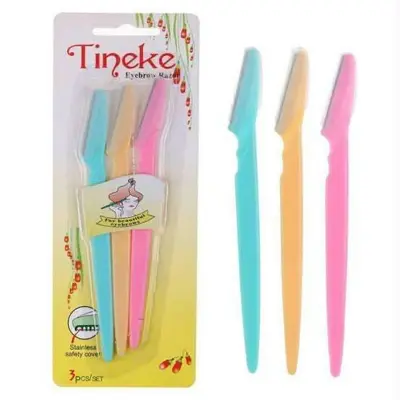 Picture of Eyebrow Razors Facial Hair Remover Shaver Trimmer Shaper for Women - 3Pcs (Next lavel cosmic)