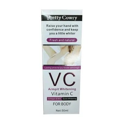 Picture of Pretty cowry VC Underarm Whitening Cream for Bikini Elbow Armpit Knee Dark Area Lightening-50gm