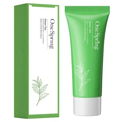 Picture of One Spring Green tea Moisturizing Deep Cleansing Facial Cleanser- 100g