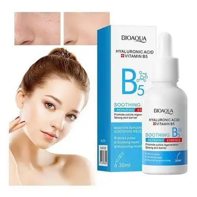 Picture of BIOAQUA Hyaluronic Acid Vitamin B5 Soothing Repair Face Essence Moisturizing Facial Skincare Shrink Pores 30ml