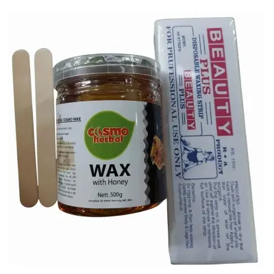 Picture of Cosmo Herbal Waxing Strip 80 pic + Honey Wax 500gm