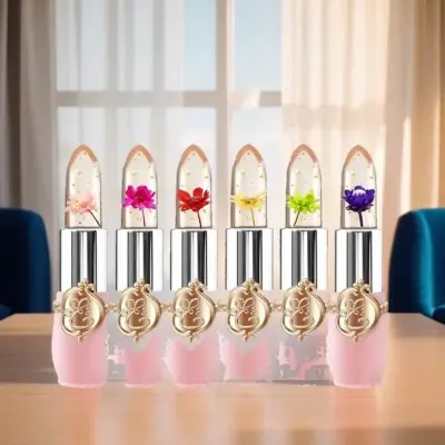 Picture of Color-changing Flower Jelly Lipstick - 6Pcs