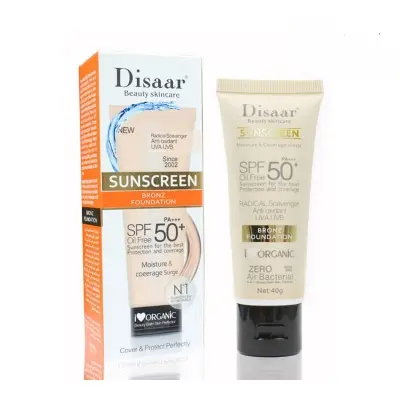 Picture of Disar Beauty Sunscreen Bronz Foudation SPF 50+ PA+++ - 40gm