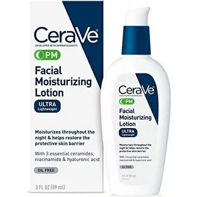 Picture of CeraVe PM Facial Moisturizing Lotion Fragrance Free for Nighttime 89 ml