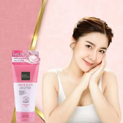 Picture of BABY BRIGHT AHA GLUTA FACEWASH (120G), Made in THAILAND