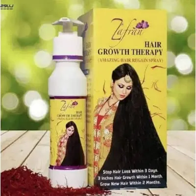 Picture of Zafran Hair Loss Combo - Zafran Hair Growth Therapy Oil 150ml & Zafran Hair Mask 120ml