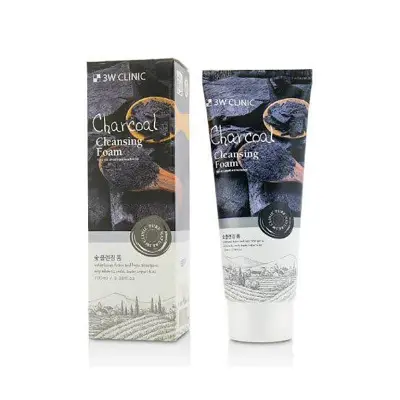 Picture of 3w Clinic Charcoal Cleansing Foam- 100ml
