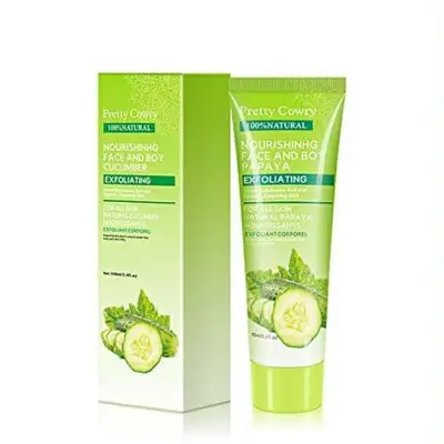 Picture of Cucumber Coconut Papaya Facial Exfoliating Gel Cream 100ml Body Cleansing