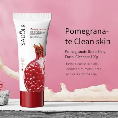 Picture of SADOER POMEGRANATE FRESH PURIFYING CLEANSER HYDRATING MOISTURIZING CLEANSER 100G