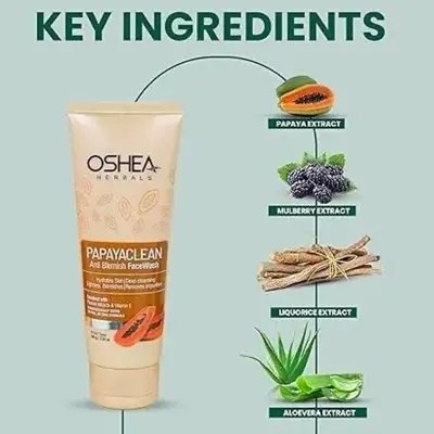 Picture of Oshea Herbals Papayaclean Anti Blemishes Face Wash 100 ml