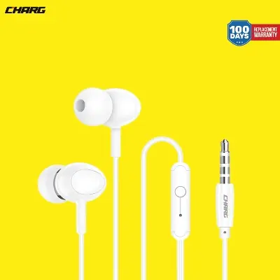 Picture of CHARG DM-E64 3.5MM In-Ear White Wired Earphone