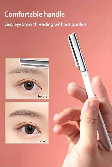 Picture of LMLTOP 3pcs Stainless Steel Eyebrow Razor Set High Quality Face Razors Eyebrow (Next lavel cosmic)