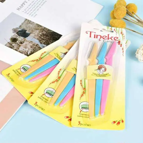 Picture of Eyebrow Razors Facial Hair Remover Shaver Trimmer Shaper for Women - 3Pcs (Next lavel cosmic)