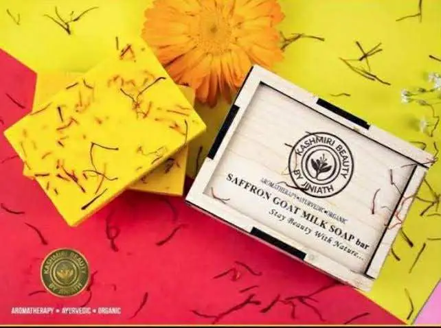 Picture of Premium Saffron Goat Milk Soap 100g (Next lavel cosmic)