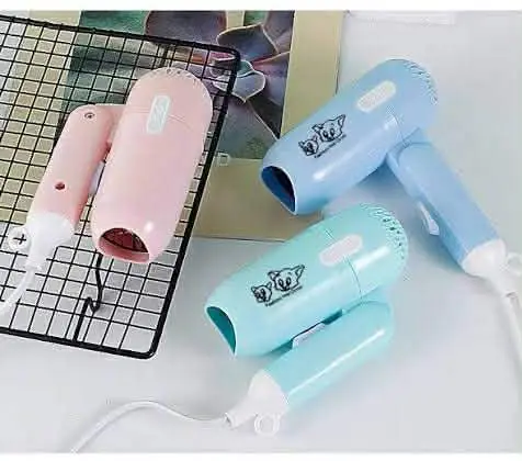 Picture of mini hair straightener and mini hair dryer combo