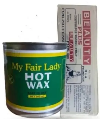 Picture of My Fair Lady Hot/ Cold Wax Easy To Use 200ml Body Hair Removal with WAX Paper 80pcs Combo