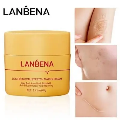 Picture of LANBENA Acne Scar Removal Cream Repair Acne Spots Acne Treatment Blackhead Whitening Shrink Pores Stretch Marks Skin Care 40g