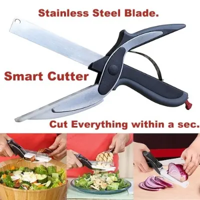 Picture of Smart Cutter Knife/Chopper/Slicer/Scissor With Built In Cutting Board with lock